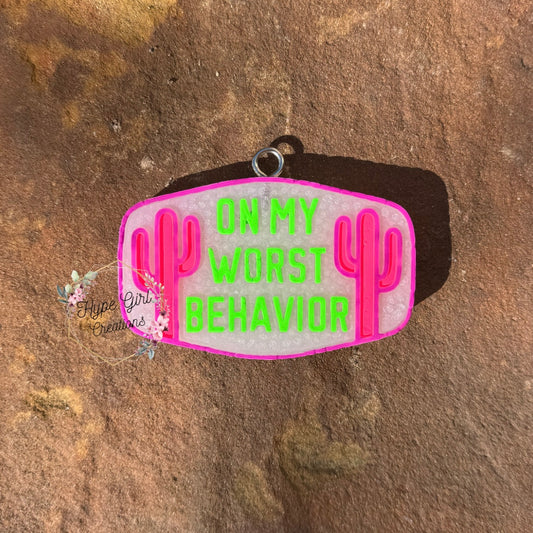 Worst Behavior Car Freshie