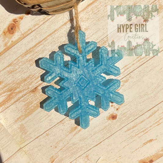 Snowflake Car Freshie