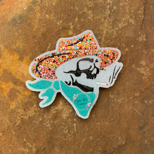 Smokin' Skelly Car Freshie