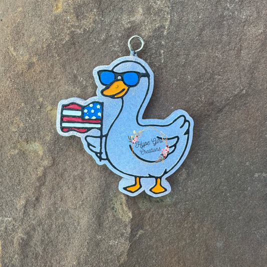 Patriotic Goose Car Freshie