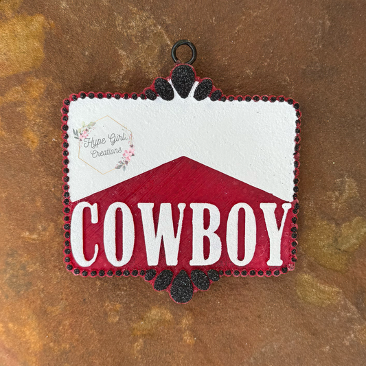 Cowboy Box (type) Car Freshie