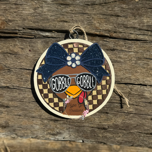 Gobble Gobble Turkey Car Freshie