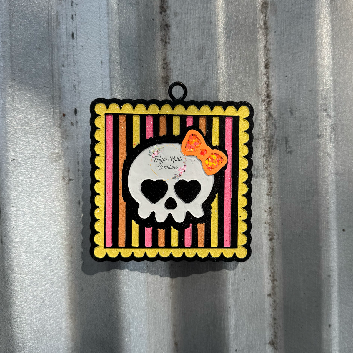 Skull Stamp Car Freshie